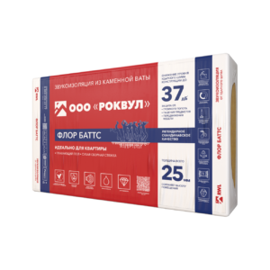 Звукоизоляция ФЛОР БАТТС 1000x600x25