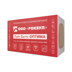 Утеплитель ЛАЙТ БАТТС ОПТИМА 1000x600x100