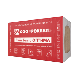 Утеплитель ЛАЙТ БАТТС ОПТИМА 1000x600x100